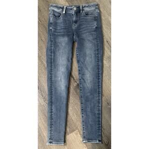 American Eagle Super Stretch X4 High Rise Jegging, Medium Wash, 0R